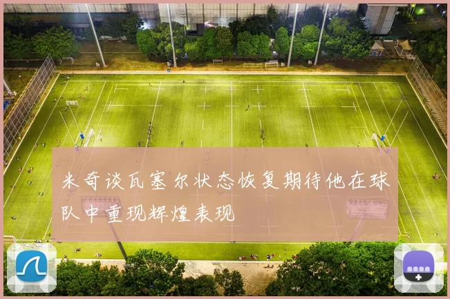 米奇谈瓦塞尔状态恢复期待他在球队中重现辉煌表现